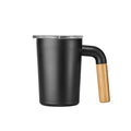12 oz Insulated Stainless Steel Camp Cup with Bamboo Handle