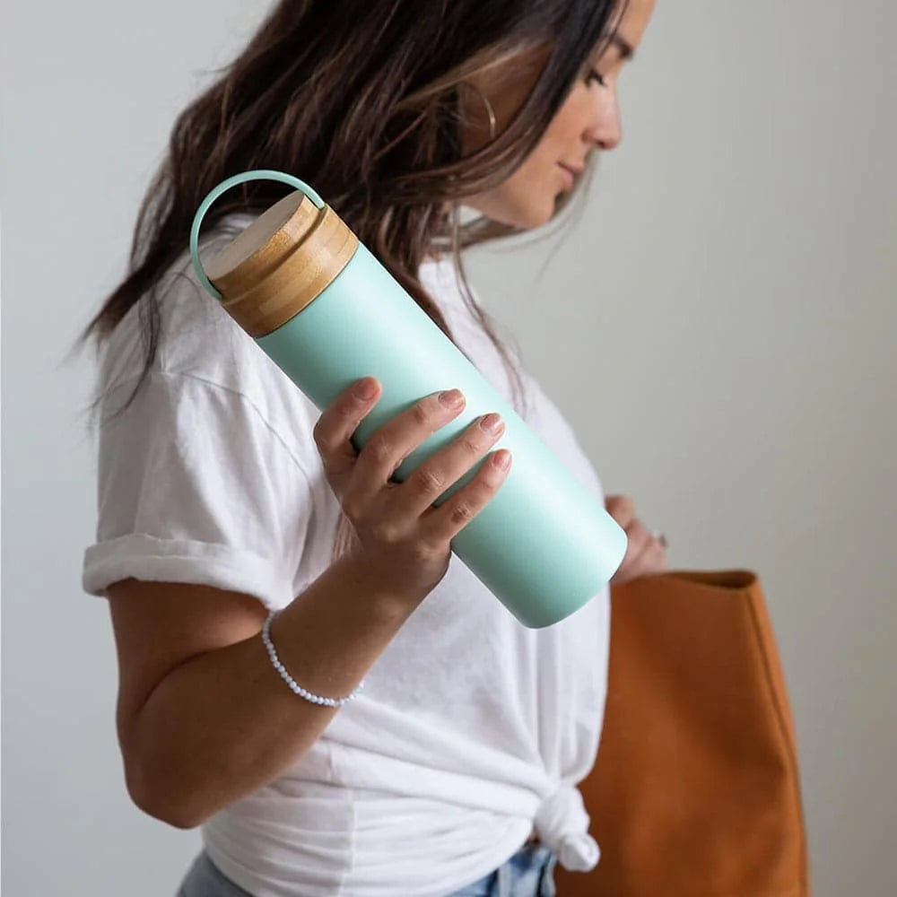 20oz Bamboo Cap Insulated Bottle with Infuser