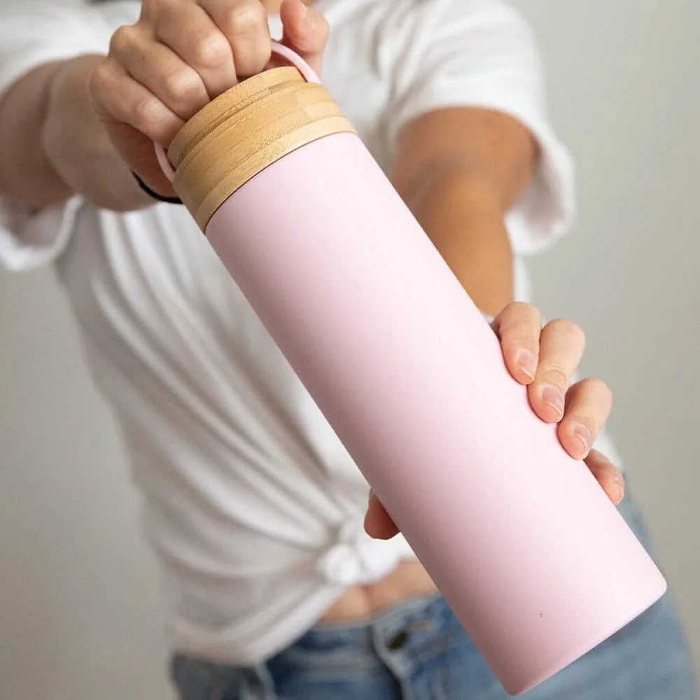 20oz Bamboo Cap Insulated Bottle with Infuser